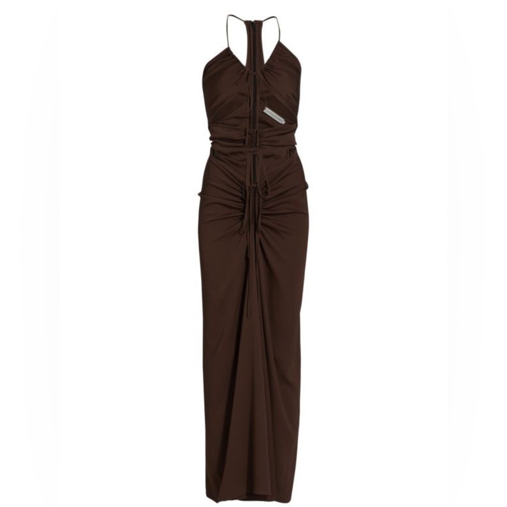 CHRISTOPHER ESBER Multi-Panel Disconnect Halter Dress